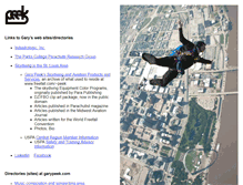 Tablet Screenshot of garypeek.com